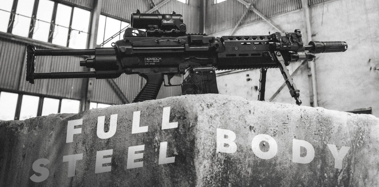 Novritsch M249 SSR249 LMG Full Steel Body AEG by Novritsch