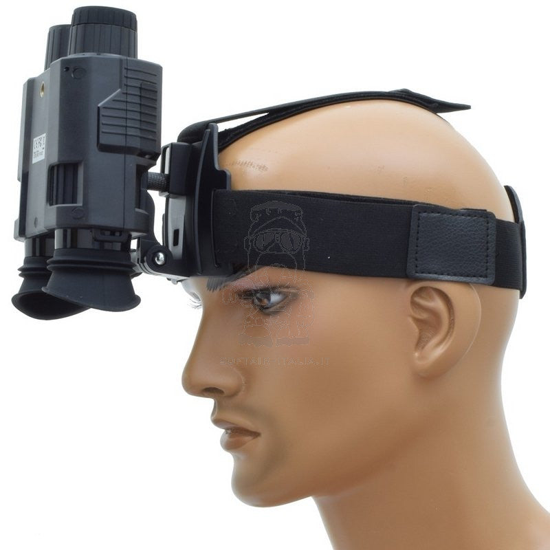 NVG Night Vision Binocular Goggles Visore Notturno Zoom Digitale 1x - 8x Lenti 25mm. by Js-Tactical