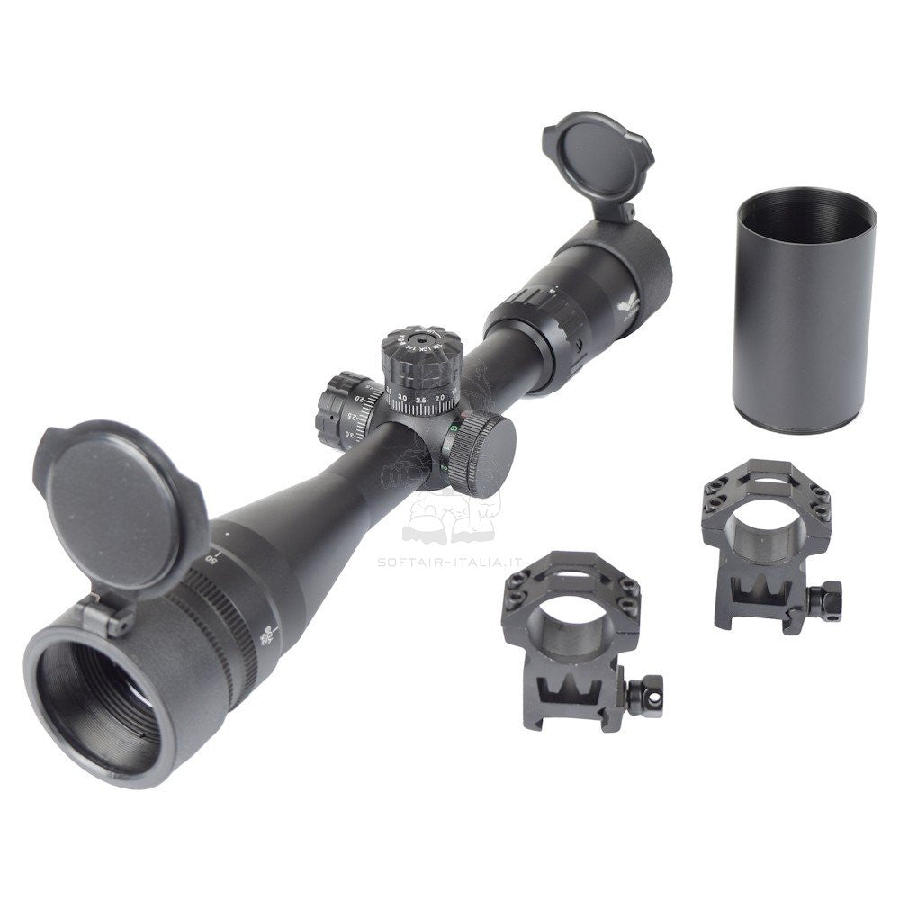 Ottica 4x16x44 Red - Green - Blue Target Optic Fog & Shock Proof by Js-Tactical