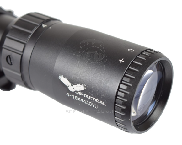 Ottica 4x16x44 Red - Green - Blue Target Optic Fog & Shock Proof by Js-Tactical