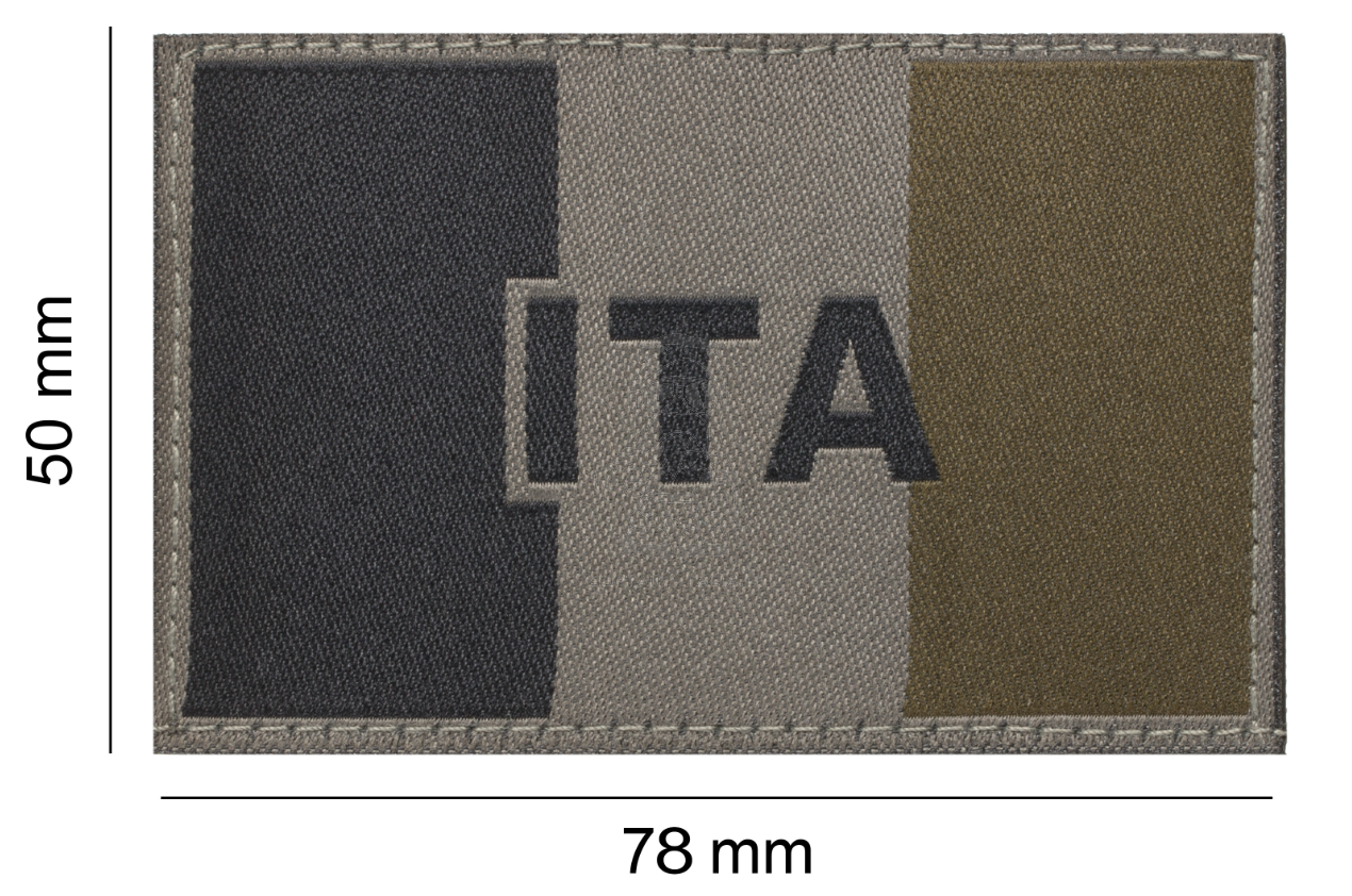 Patch Italia a Bassa Visibilità - Italy Flag Patch