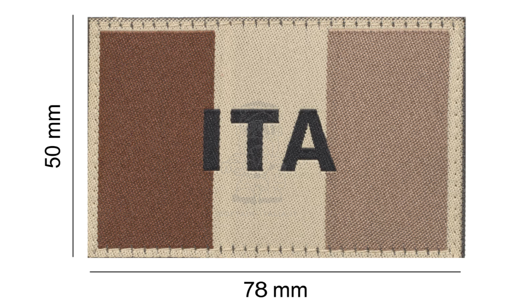 Patch Italia DE Dark Earth - Italy DE Dark Earth Flag Patch