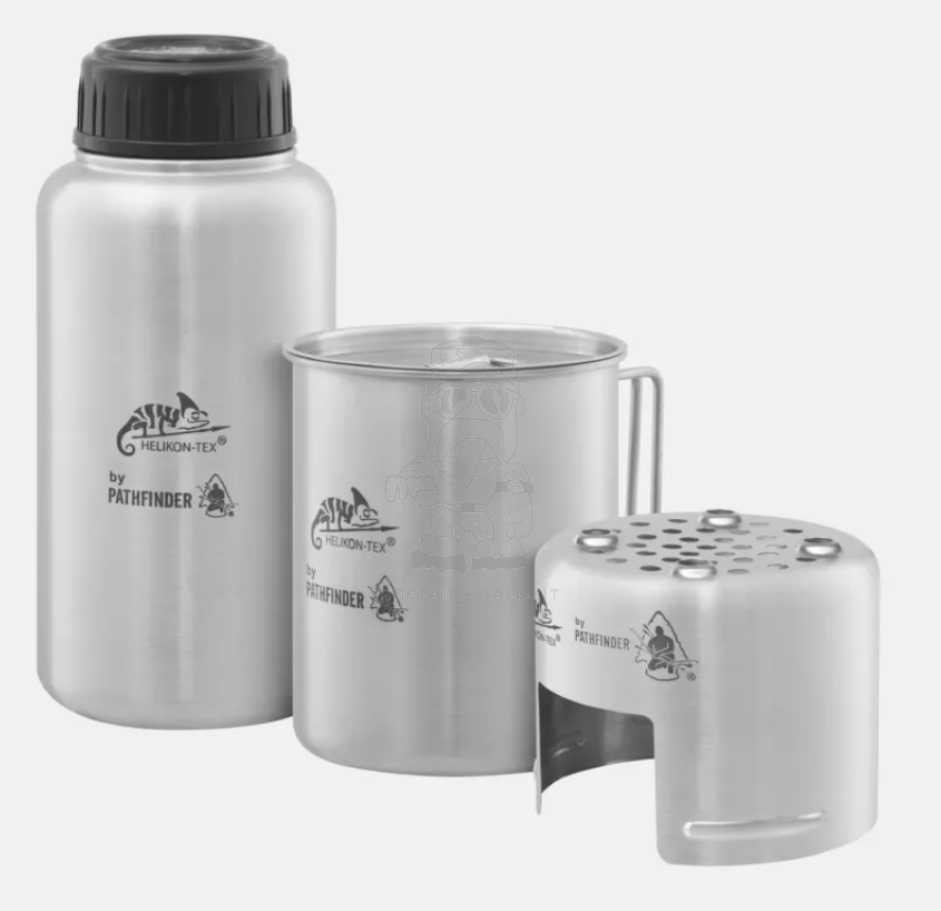 Pathfinder Stainless Steel Bottle Cook Set 700ml Kit da cucina in acciaio inossidabile by Pathfinder