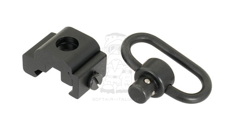 Picatinny - Weaver QD Sling Swivel Push Botton Anello Cinghia a Sgancio Rapido by Vector Optics