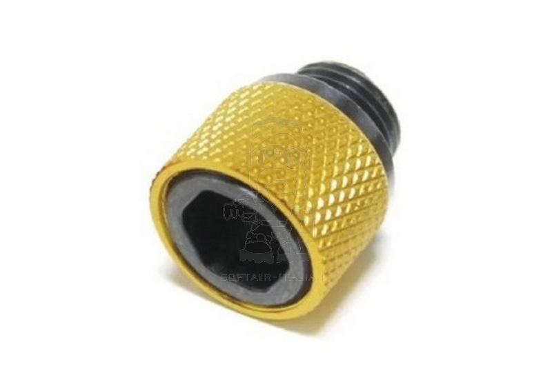 Pistol Adapter Gold Version 11mm. CW to 14mm. CCW by Poseidon