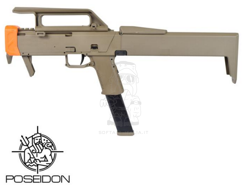Poseidon > AceTech FPG Folding Pistol Gun Poseidon Orion Combat FMG9 GBB Tracer Included Coyote Tan Version by Poseidon > Acetech