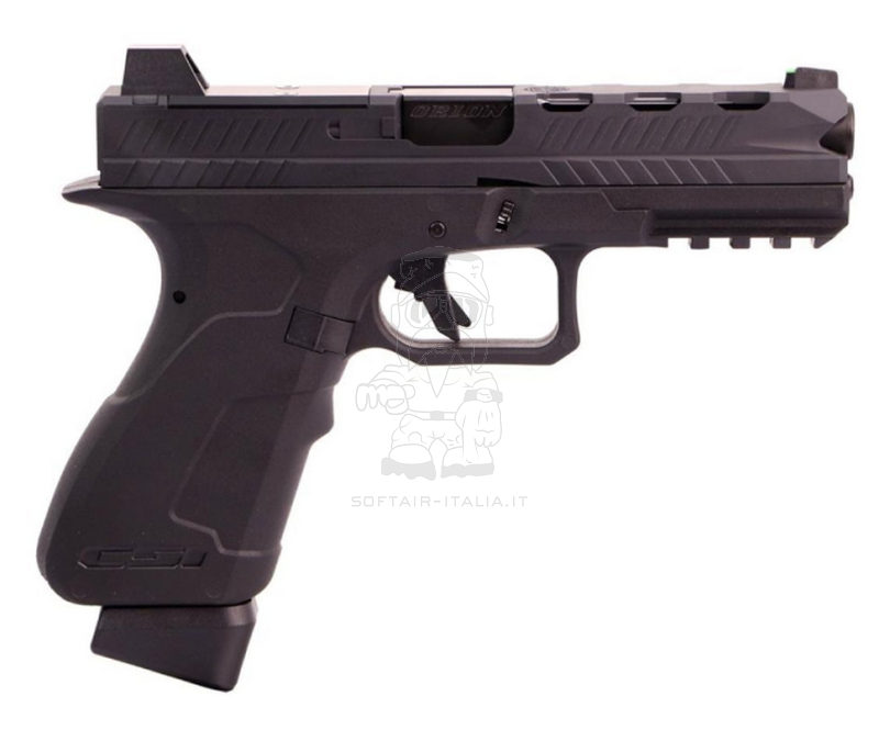 Poseidon XO P2 CSI Orion RMR Slide Semi - Full Auto GBB Gas BlowBack Airsoft Pistol by Poseidon