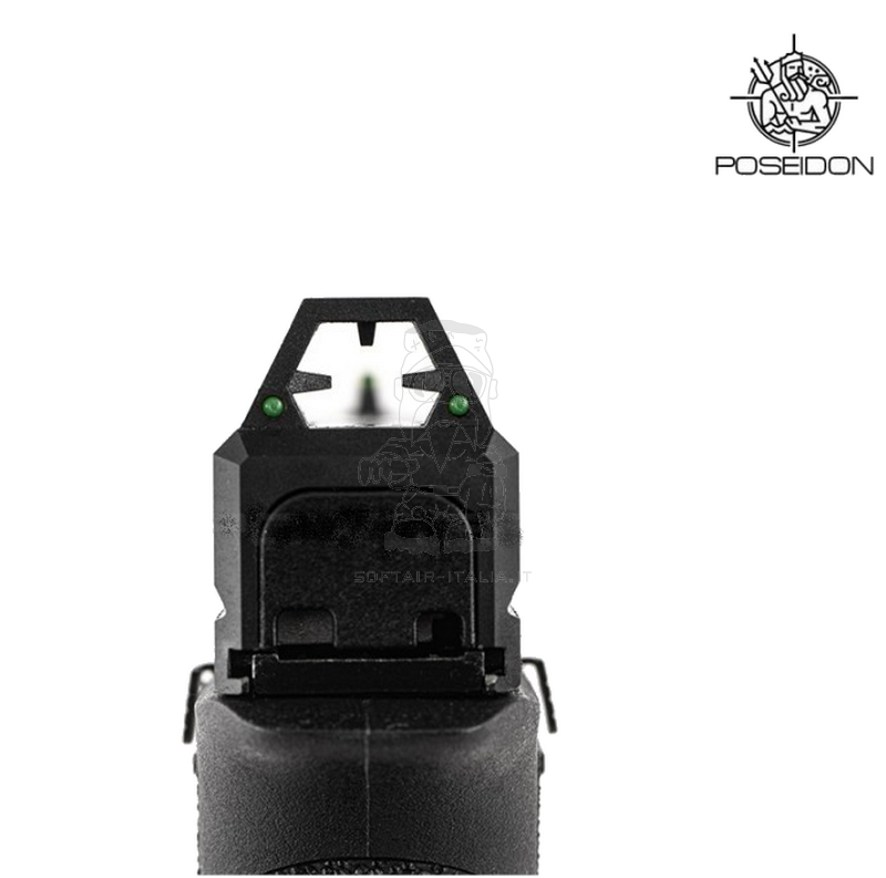 Poseidon XO P2 CSI Orion RMR Slide Semi - Full Auto GBB Gas BlowBack Airsoft Pistol by Poseidon