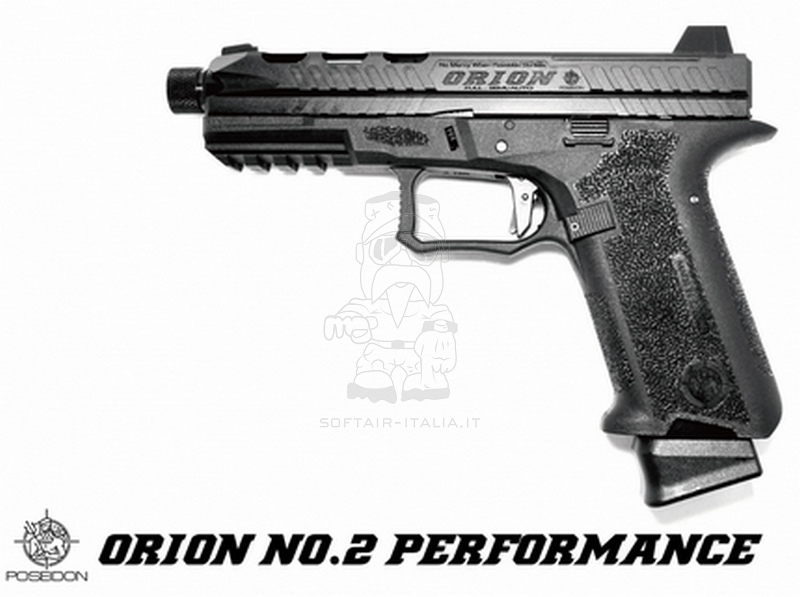 Poseidon ORION NO. 2 Performance Metal Slide GBB Gas Blow Back Airsoft Pistol by Poseidon