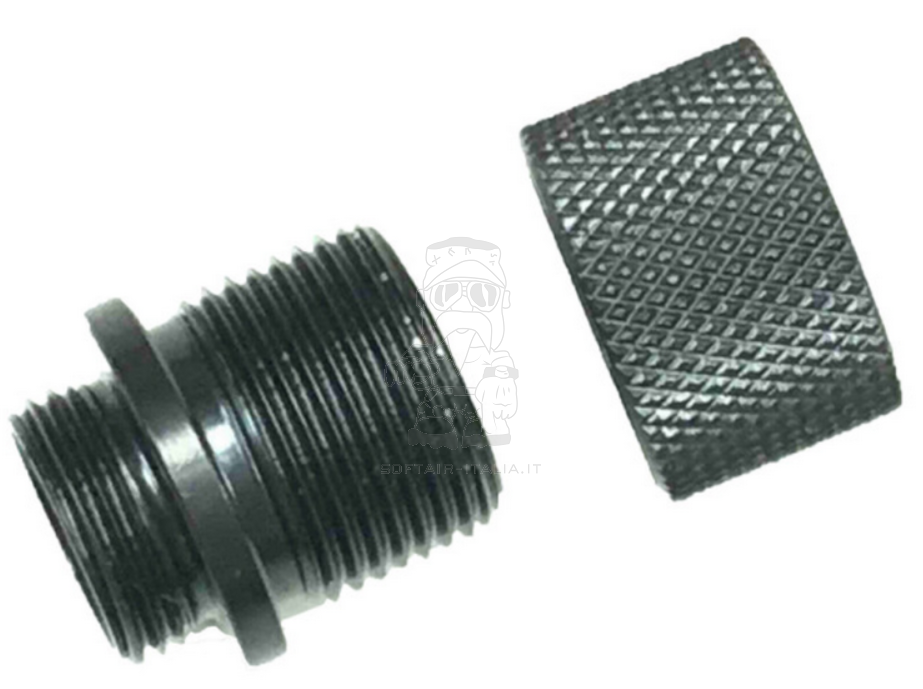 Poseidon Pistol Airsoft Silencer - Tracer Adapter 11mm. CW to 14mm. CCW Adattatore by Poseidon