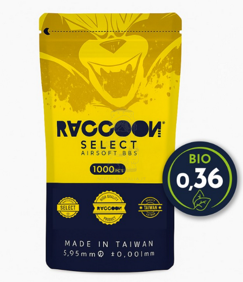 Raccoon 0,36gr x 1000bb BIO Select by Raccoon