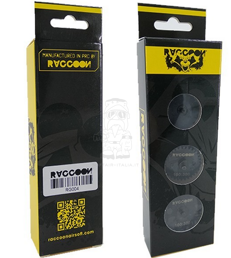 Raccoon 100.300 CNC Steel Premium Integrated Gear Set by Raccoon