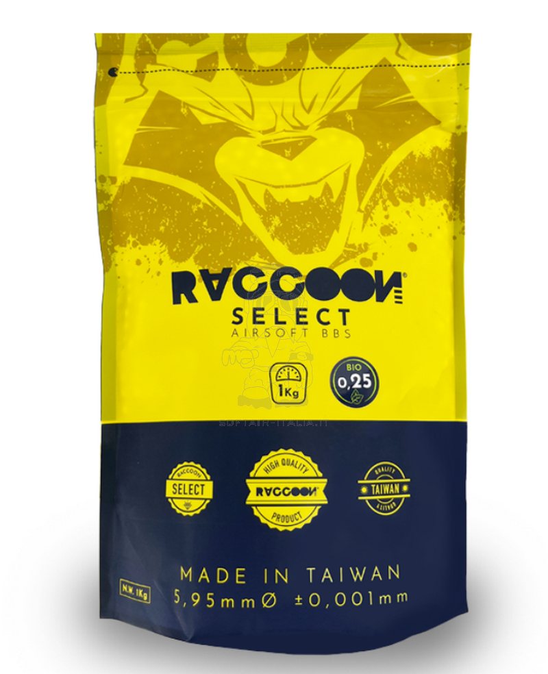 Raccoon BIO 0,25 Select bb 1kg = 4000pcs by Raccoon