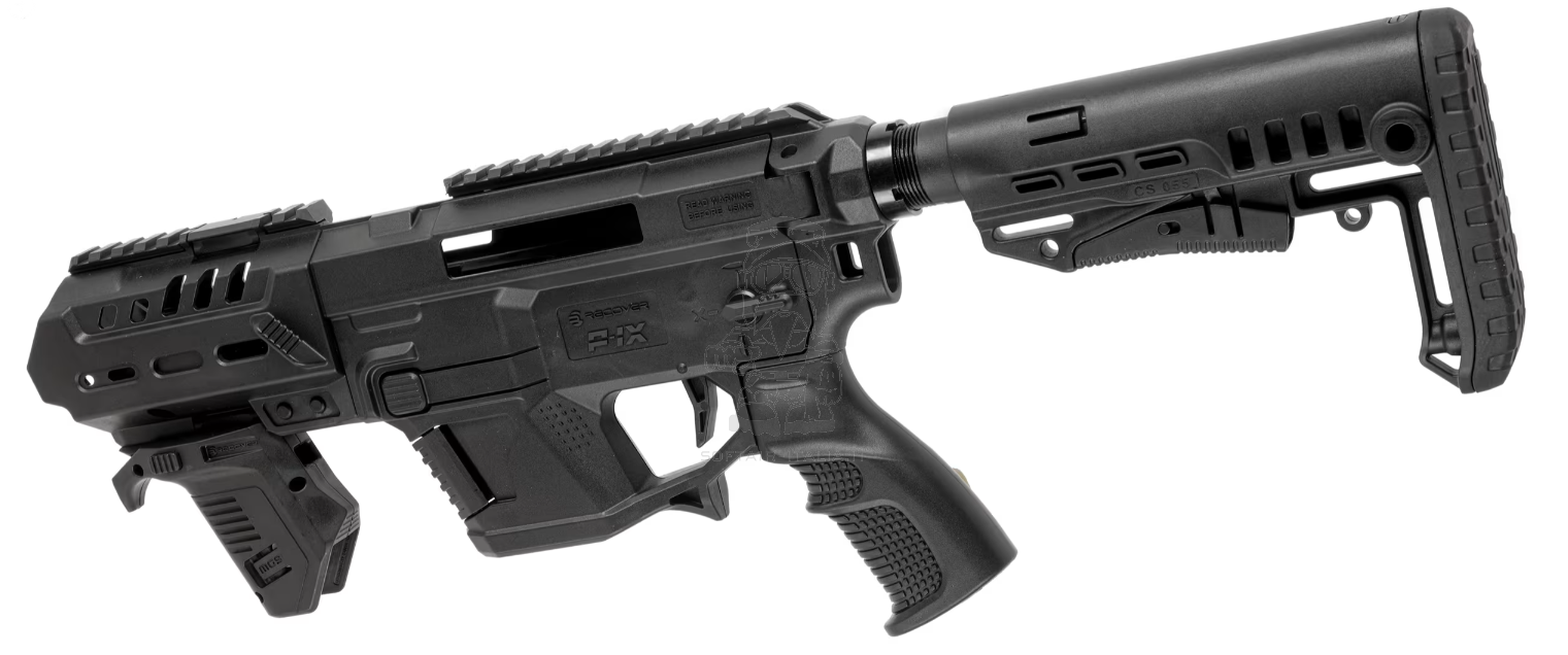 Recover Glock Airsoft To AR Modular P-IX Platform w. Stock by Recover