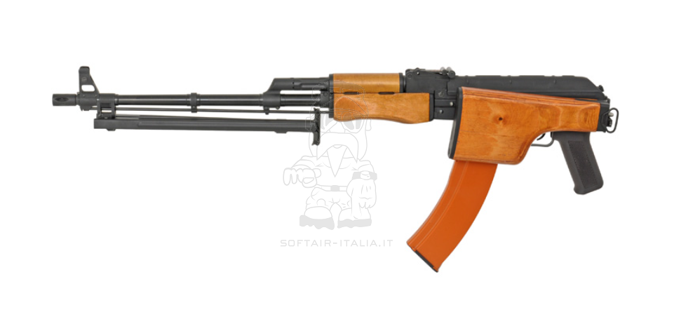 RPK Full Wood & Steel Body Folding Stock AEG Version by Cyma