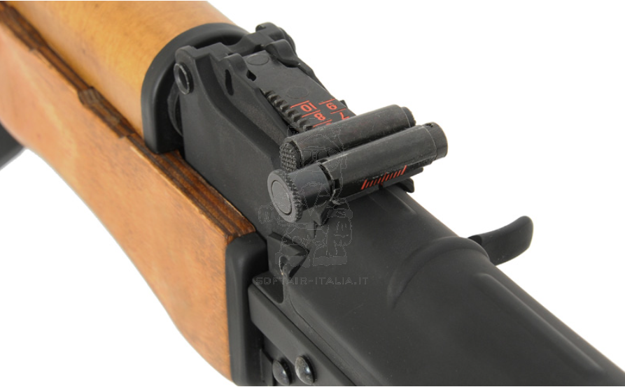 RPK Full Wood & Steel Body Folding Stock AEG Version by Cyma