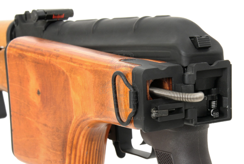 RPK Full Wood & Steel Body Folding Stock AEG Version by Cyma