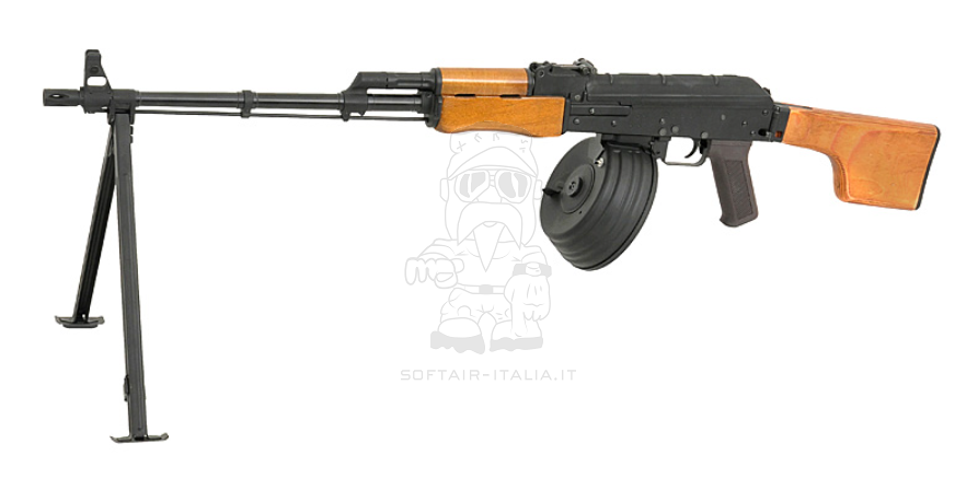 RPK Full Wood & Steel Body Folding Stock AEG Version by Cyma