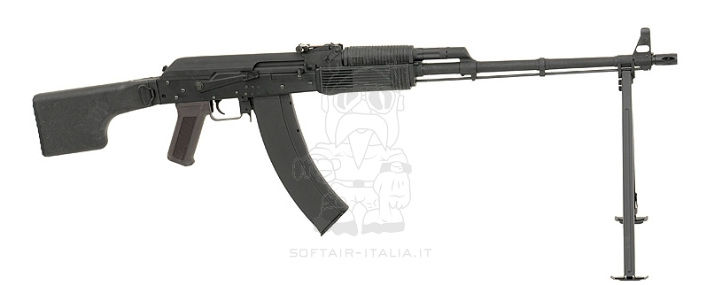 RPK Total Black AEG w. Folding Stock RPKS-74M Type by Cyma