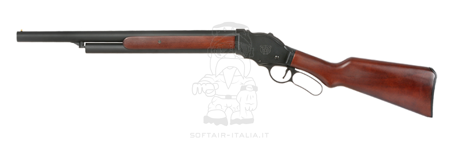S&T M1870 Long Lever Action Gas Power Shotgun Full Wood & Metal by S&T