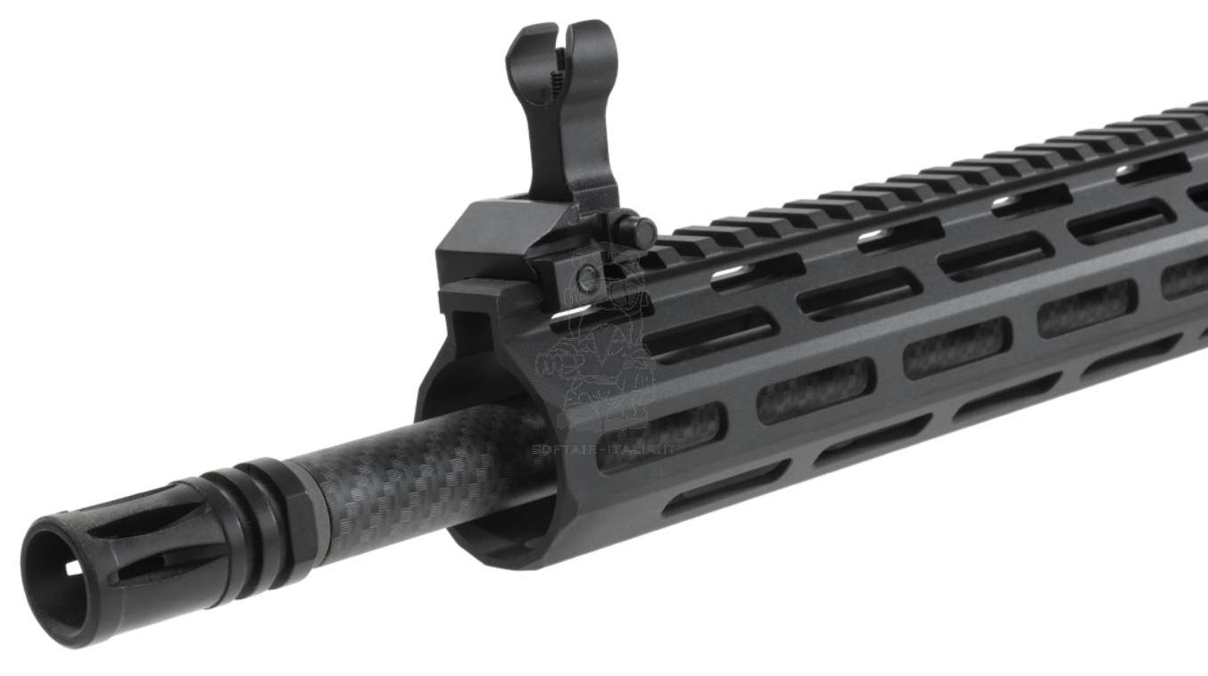 Saigo Defense GURE Carbon Fiber Style Finish Metal Handguard AEG by Saigo Defense