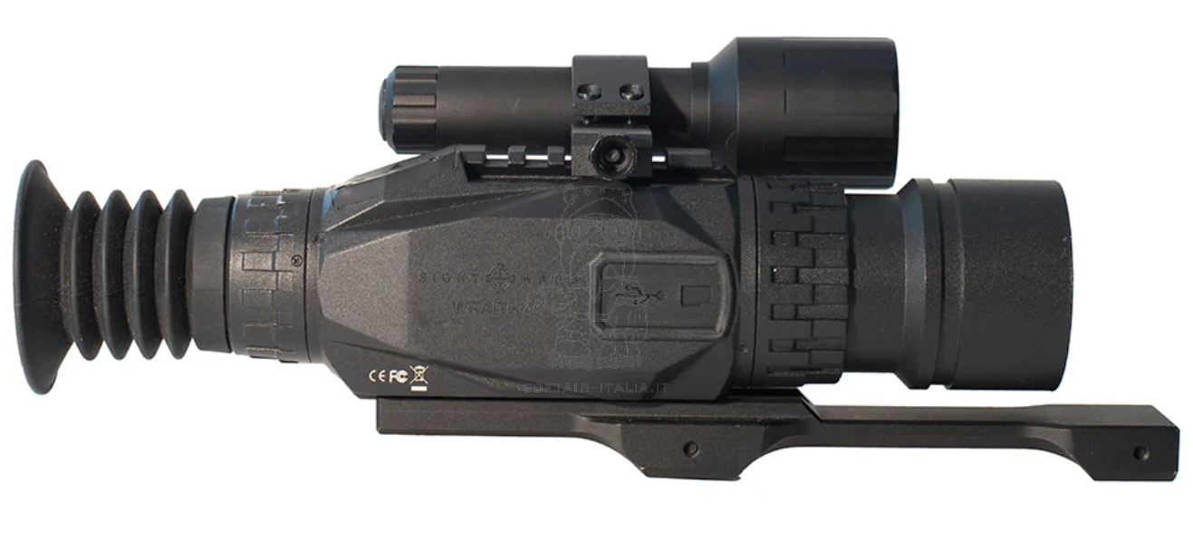 SightMark Wraith 4K 4-32x40 Digital Day-Night Vision Riflescope with Long Mount by SightMark