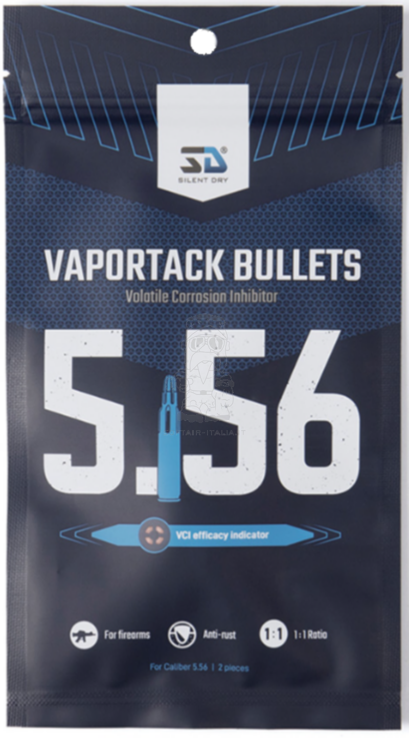 Silent Dry 5.55 - 223 Rem 2pcs Vaportack Bullets by Silent Dry