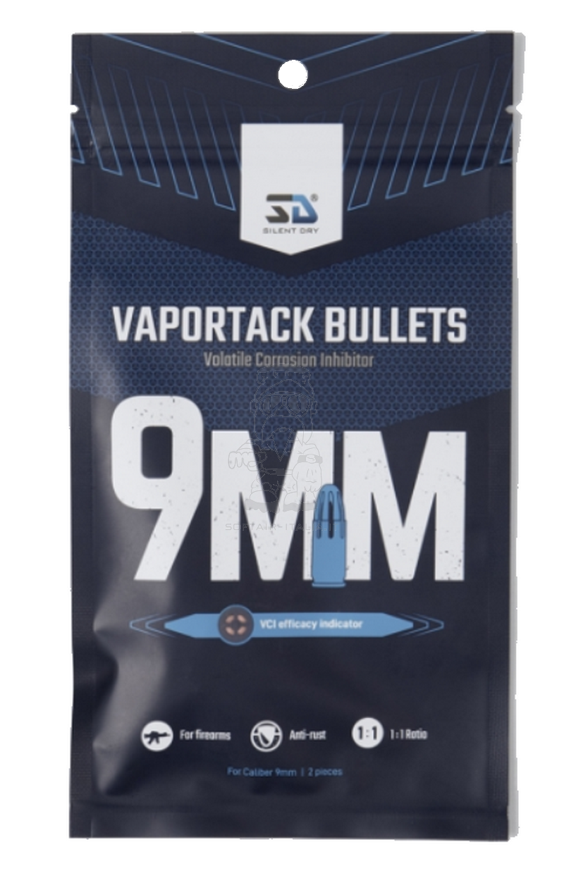 Silent Dry 9mm 2pcs Vaportack Bullets by Silent Dry