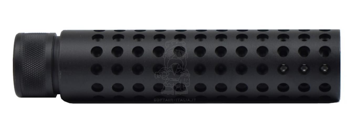 Silenziatore Airsoft Silencer 14mm. CCW - DX 143 x 32mm. by Js-Tactical