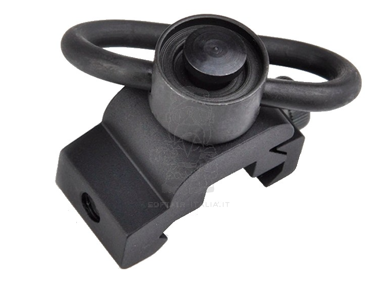 Sling Swivel QD 20mm Weaver Picatinny Anello Cinghia a Sgancio - Aggancio Rapido by Metal