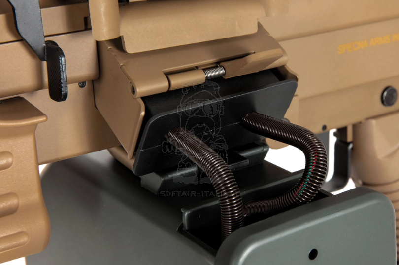 Specna Arms M249 SA-249 MK2 CORE™ Machine Gun Desert Tan AEG by Specna Arms
