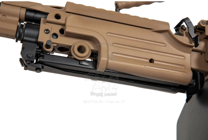 Specna Arms M249 SA-249 MK2 CORE™ Machine Gun Desert Tan AEG by Specna Arms