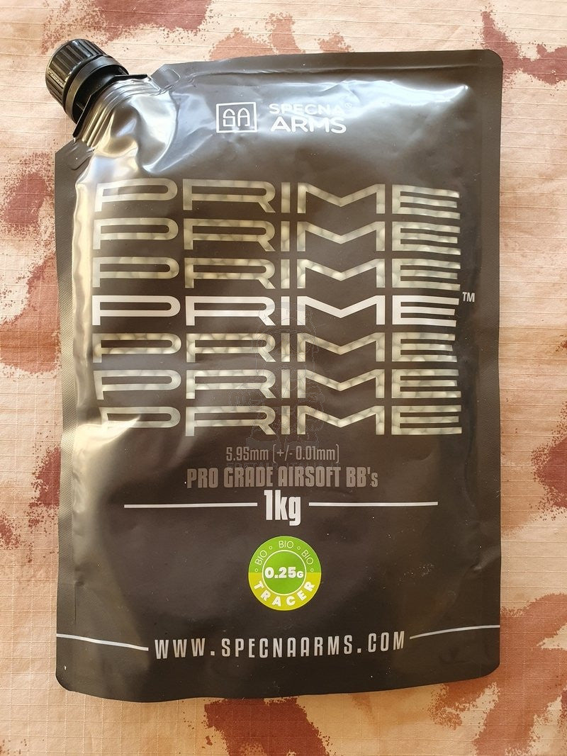 Specna Arms Tracer Bio Prime Precision 0,25 Green bb Pallini Verdi 1Kg by Specna Arms