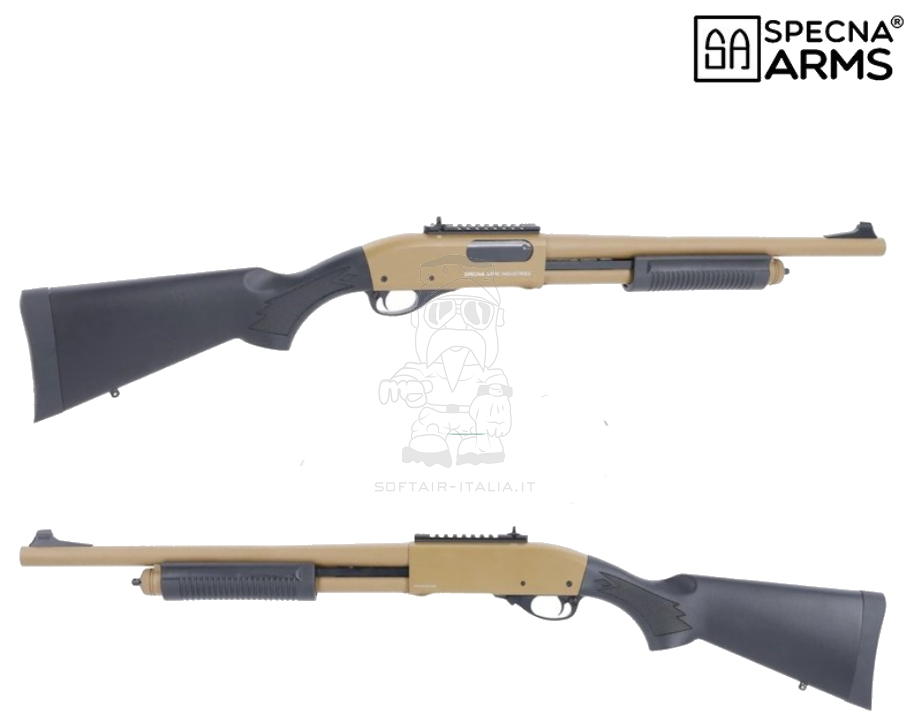 Specna Arms VAPOR™ Gas 3 barrels Shotgun SA-VGS4 Full Metal Dual Color Half Tan by Specna Arms