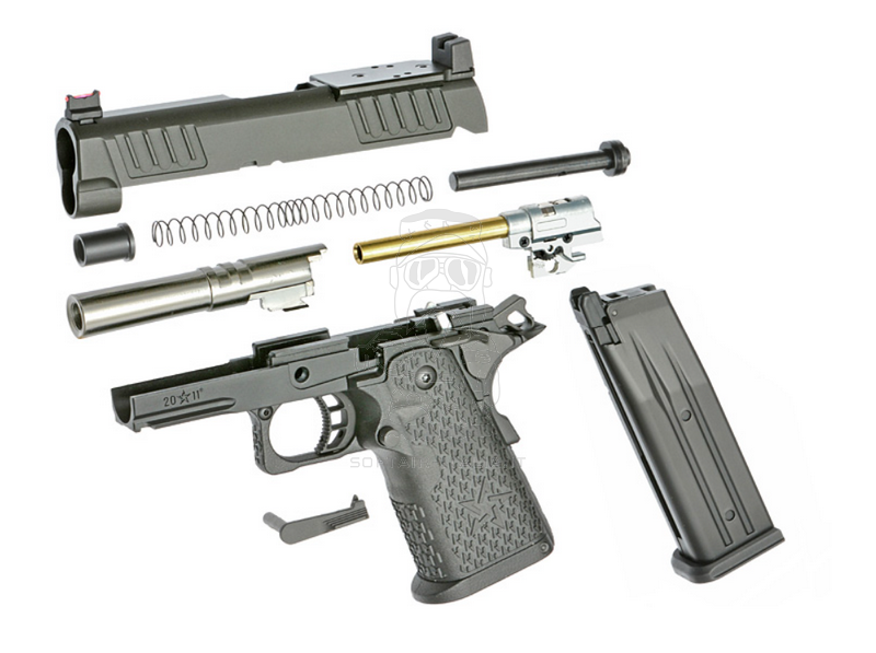 STACCATO FireArms - EMG - Army Armament R612 STACCATO 2011 C2 GBB Gas Blow Back Pistol by Army Armament