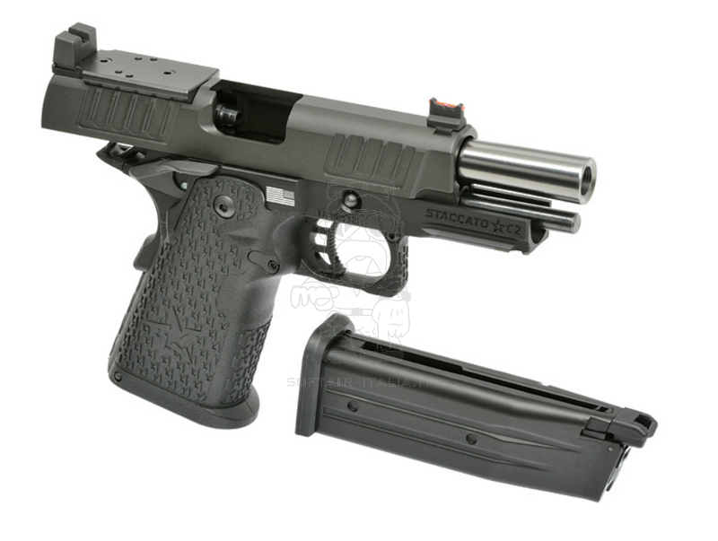 STACCATO FireArms - EMG - Army Armament R612 STACCATO 2011 C2 GBB Gas Blow Back Pistol by Army Armament
