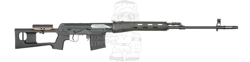 SVD Dragunov Full Metal Sniper Spring Bolt Action Rifle by AGM