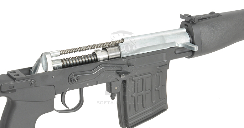 SVD Dragunov Full Metal Sniper Spring Bolt Action Rifle by AGM