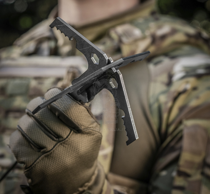 Tactical Steel Grappling Hook Collapsible Rampino Componibile M-TAC