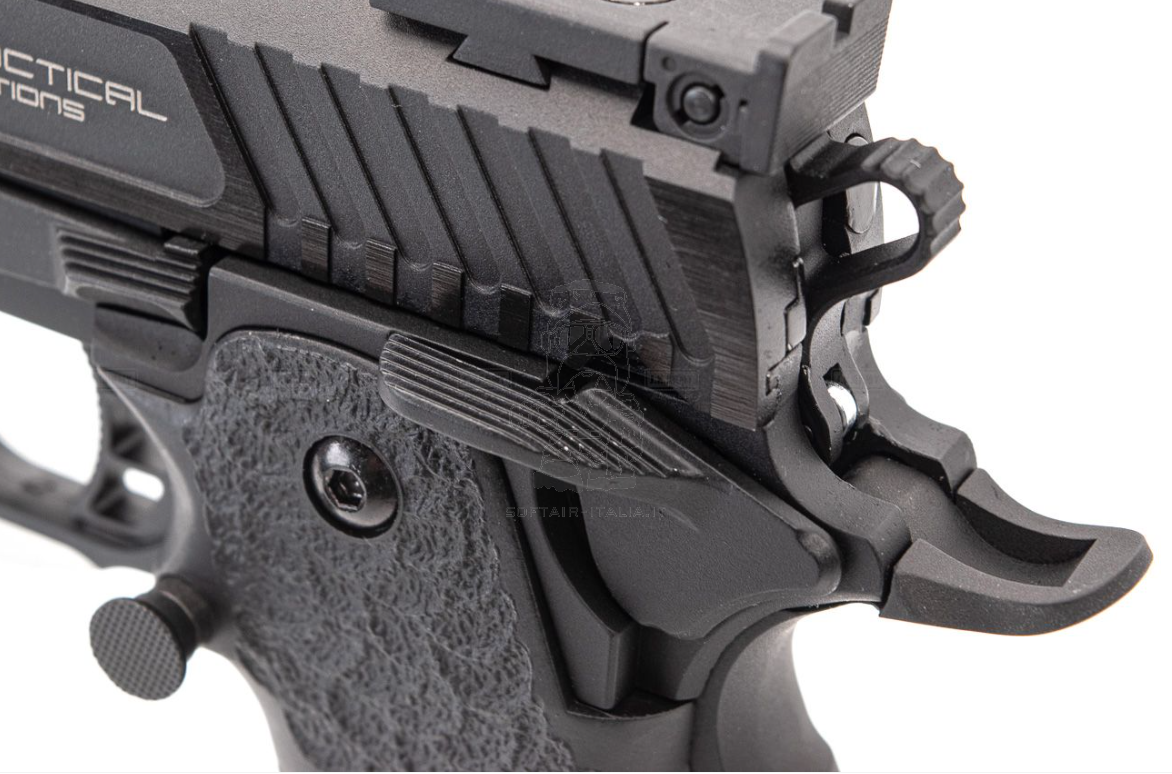 Taran Tactical Innovations™ EMG Licensed 2011 Combat Master Full Auto & Semi JW3 Hi-Capa GBB By EMG TTI Taran Tactical Innovations