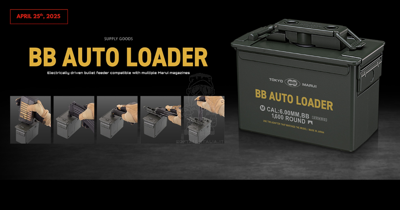 Tokyo Marui BB Auto Loader 1600 Round Military Box by Tokyo Marui