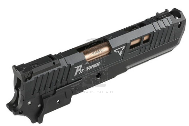 Tokyo Marui Hi-Capa 5.1 Taran Tactical Pit Viper Custom Aluminum Slide & Frame by 5KU