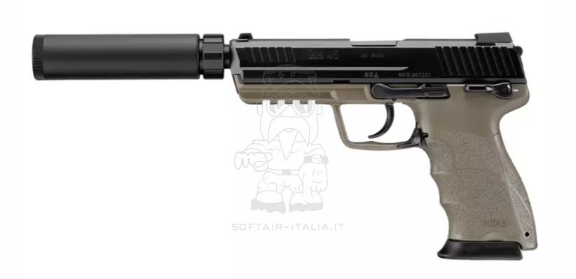 Tokyo Marui HK45 Tactical Tan Version GBB Gas BlowBack Airsoft Pistol by Tokyo Marui