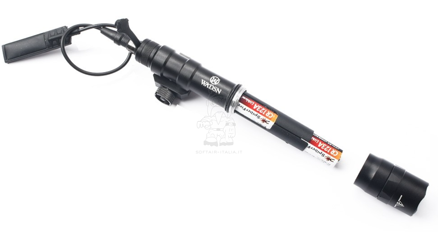 Torcia Led Tactical Torch 1400 Lumen CREE R5 M600DF SF Scout Version by Wadsn