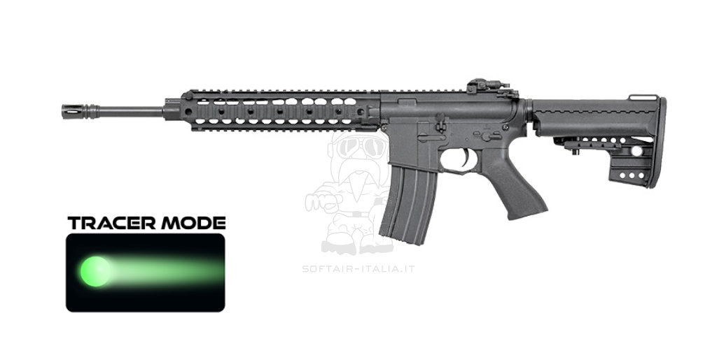 Tracer M4 - AR15 Hop Up Tracer Unit & MOSFET Li-Po Ready AEG by Cyma