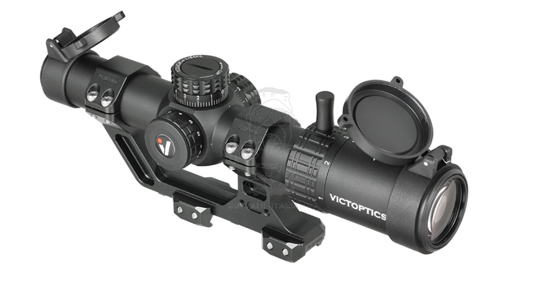 Vicoptics S6 1-6×24 LPVO SFP Scope with High Picatinny Mount by Vicoptics