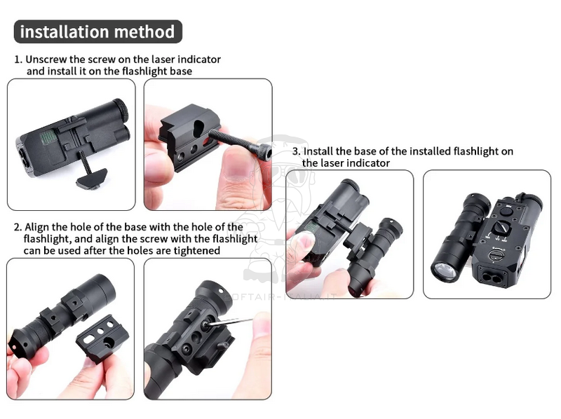 WADSN CQBL-1 IR and Green Laser Full Metal Unit by WADSN