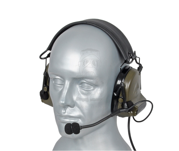 WADSN ZC-Tac II Headset Tactical Environmental Communication Headset Cuffia Sord. Type Basic OD by WADSN