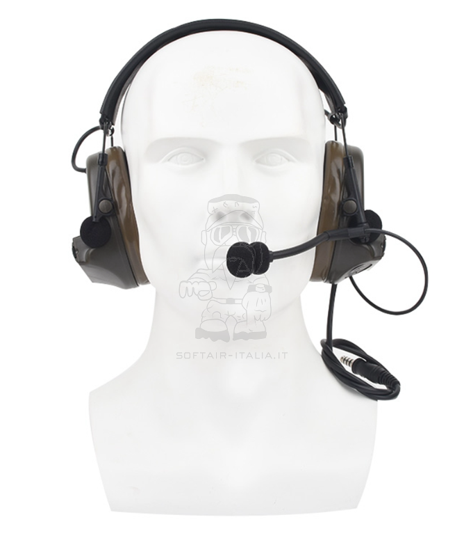 WADSN ZC-Tac II Headset Tactical Environmental Communication Headset Cuffia Sord. Type Basic OD by WADSN