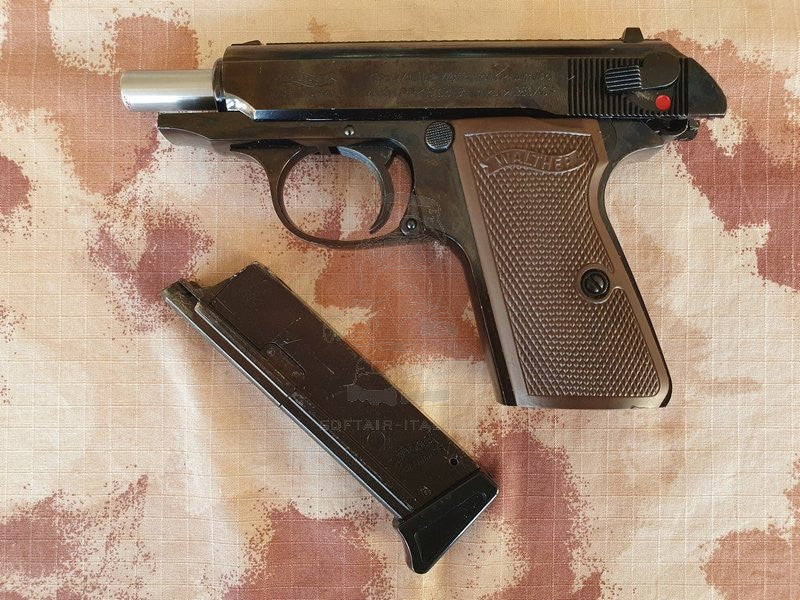 Walther PPK/S GBB Gas Blow Back Scritte & Loghi Originali Collectors Item da Collezione by Maruzen